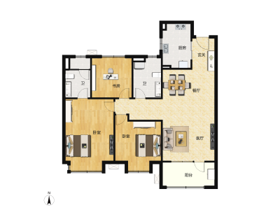 3室2厅2卫 住宅 在售