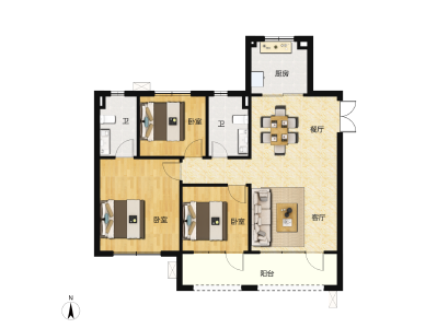 3室2厅2卫 住宅 在售