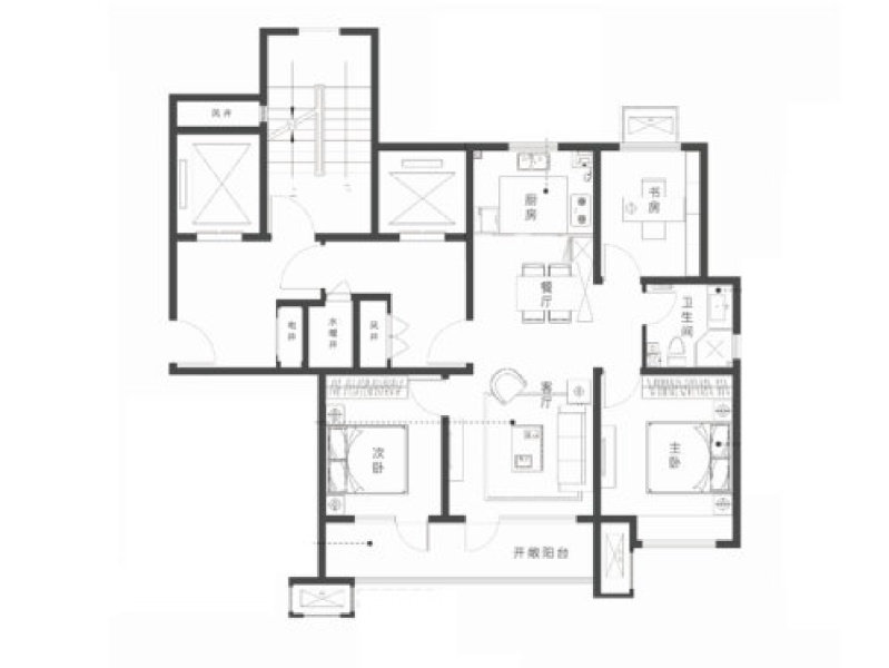 3室0厅0卫 住宅 售罄户型图