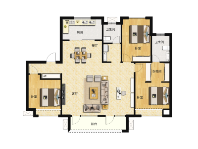 3室2厅2卫 住宅 售罄