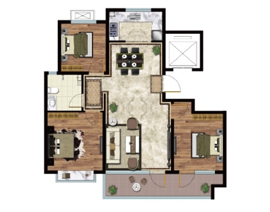 3室2厅1卫 住宅 在售