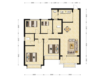 4室2厅2卫 住宅 售罄