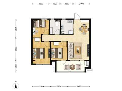 3室2厅1卫 住宅 在售