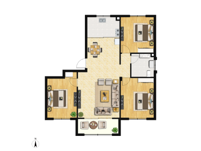 3室2厅1卫 住宅 在售
