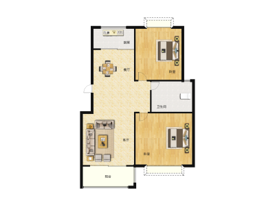 2室2厅1卫 住宅 在售