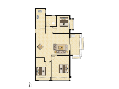 3室2厅1卫 住宅 售罄