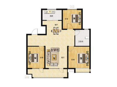 3室2厅1卫 住宅 在售