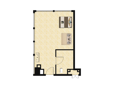 1室1厅1卫 商业类 售罄