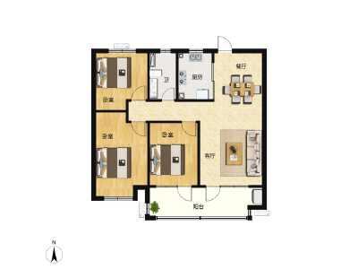3室2厅1卫 住宅 在售