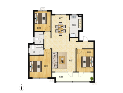 3室2厅2卫 住宅 在售