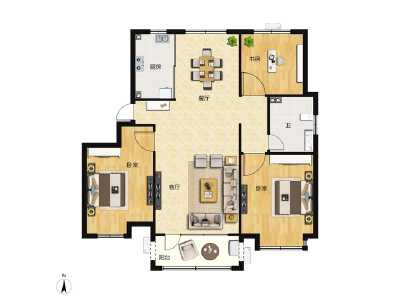 3室2厅1卫 住宅 在售