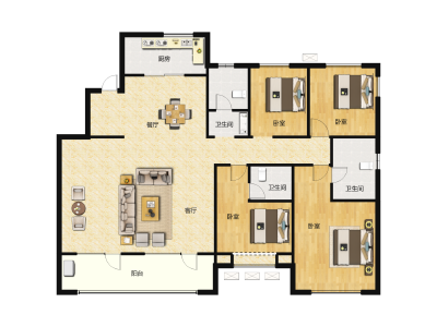 4室2厅3卫 住宅 售罄