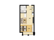 1室1厅1卫 写字楼 售罄