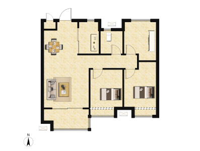 3室2厅1卫 住宅 售罄