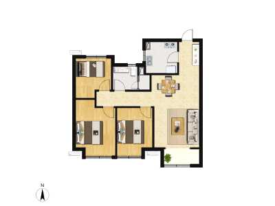 3室2厅1卫 住宅 在售