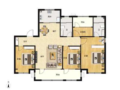 4室2厅2卫 住宅 在售