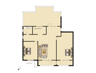 2室1厅1卫 住宅 售罄