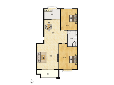 2室2厅1卫 住宅 在售