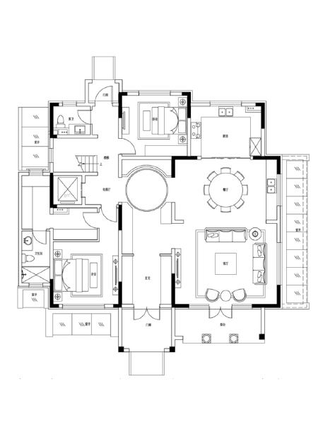 6室3厅5卫 别墅 售罄户型图