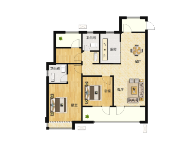 3室2厅2卫 住宅 在售