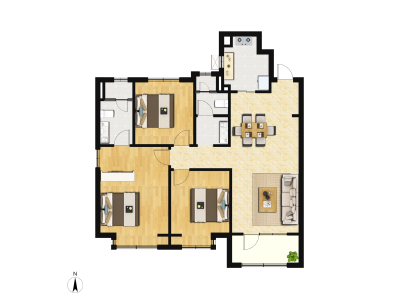 3室2厅2卫 住宅 售罄