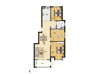 3室2厅1卫 住宅 在售