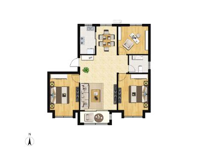 3室2厅1卫 住宅 在售