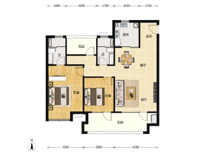 3室2厅2卫 住宅 在售