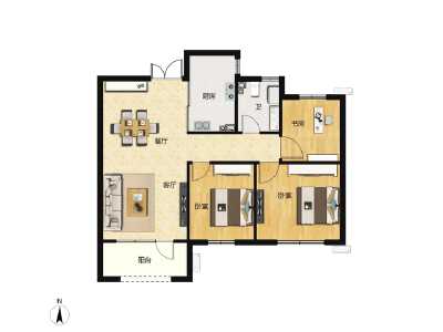 3室2厅1卫 住宅 在售