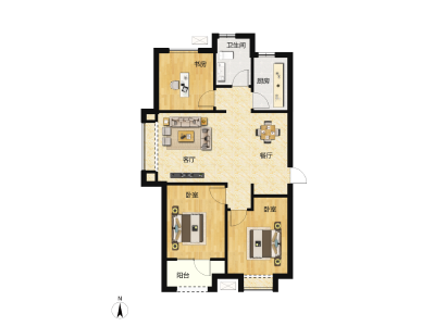 3室2厅1卫 住宅 在售