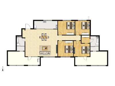 4室2厅2卫 别墅 在售