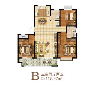 3室2厅2卫 住宅 在售