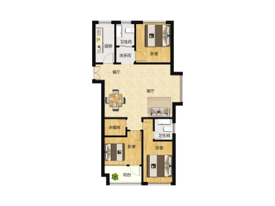 3室2厅1卫 住宅 在售