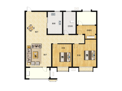 3室2厅1卫 住宅 在售