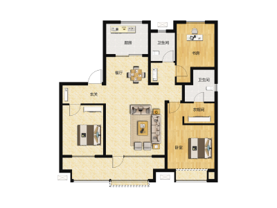 3室2厅2卫 住宅 售罄