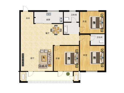 3室2厅2卫 住宅 售罄
