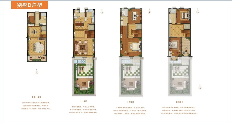 3室2厅3卫 别墅 售罄户型图