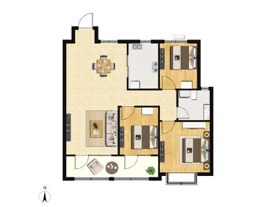 3室2厅1卫 住宅 在售