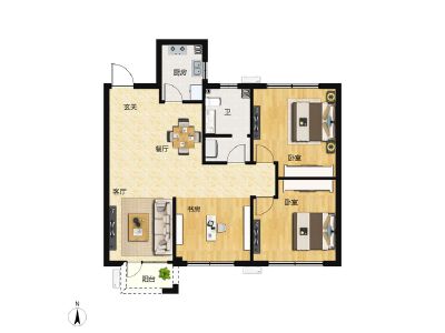 3室2厅1卫 住宅 在售