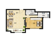 1室1厅1卫 住宅 售罄