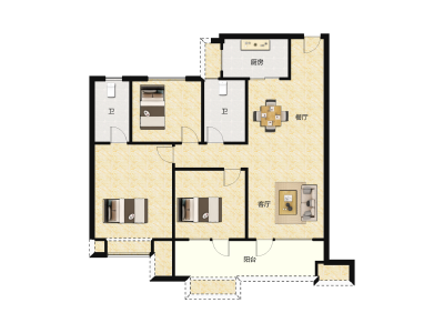 3室2厅2卫 住宅 在售