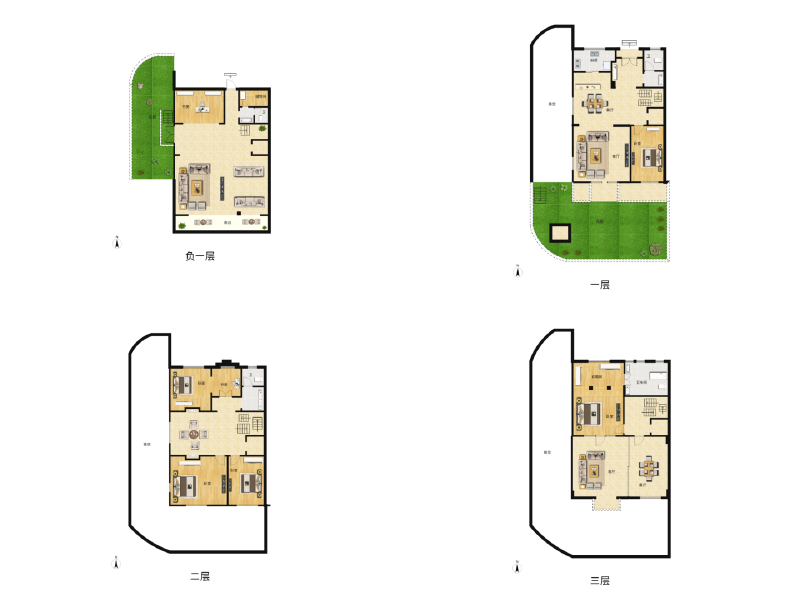 5室2厅4卫 别墅 售罄户型图