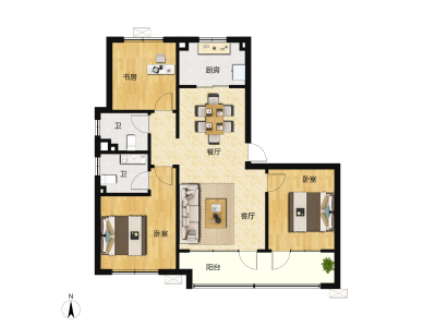 3室2厅2卫 住宅 在售