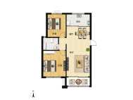 2室2厅1卫 住宅 售罄