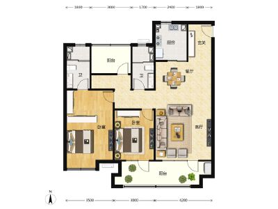 3室2厅2卫 住宅 在售