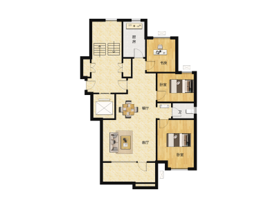 3室2厅1卫 住宅 在售