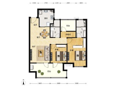 3室2厅2卫 住宅 在售