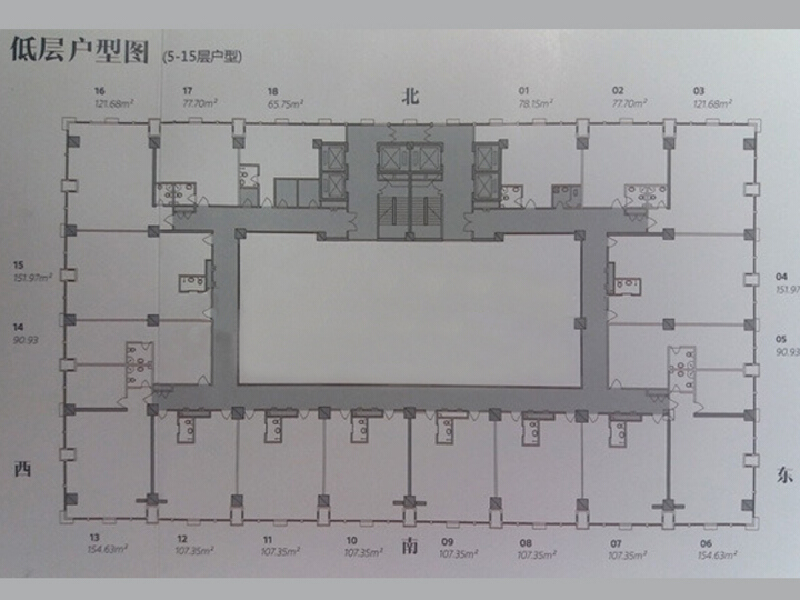 1室0厅0卫 写字楼 售罄户型图