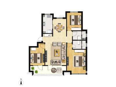 3室2厅2卫 住宅 售罄