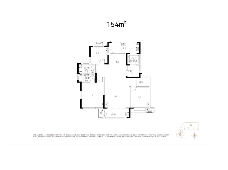 3室2厅2卫 住宅 售罄户型图